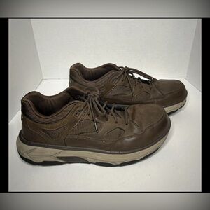 Skechers Max Stout Alloy Toe Brown Leather Men’s Size 12